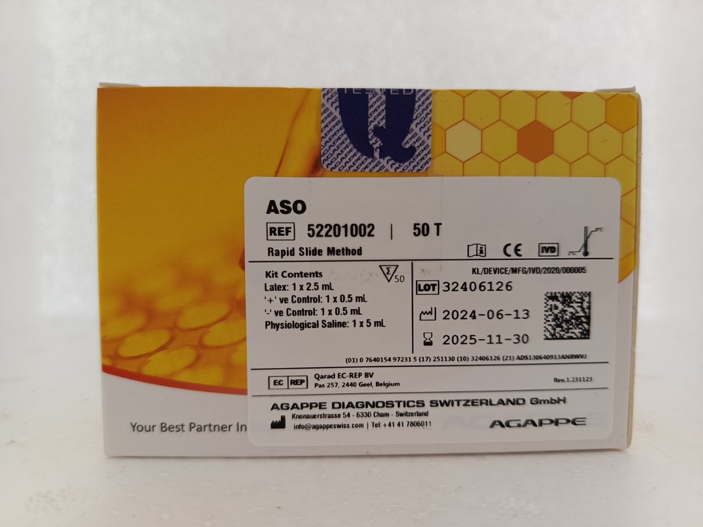ASO (Serology) 50 T