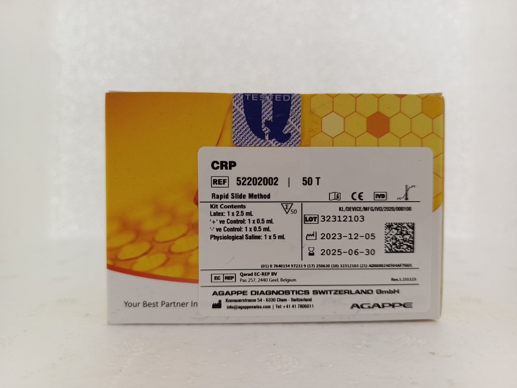 CRP (Serology) 50 T