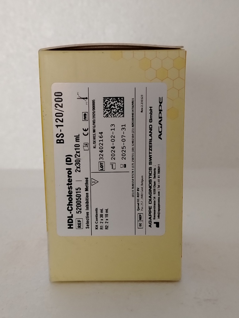 HDL-D CHOLESTEROL 2 x 30 / 2 x 10 mL_Bs Series