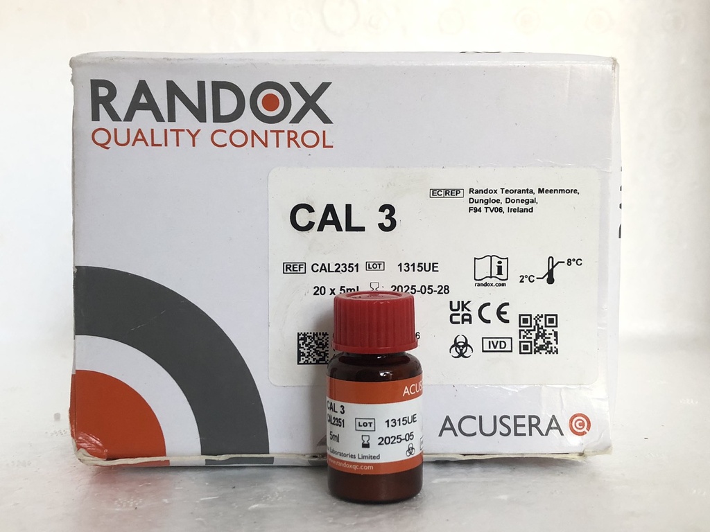 Randox Calibrator Level 3 5ml x 20 bot /Box
