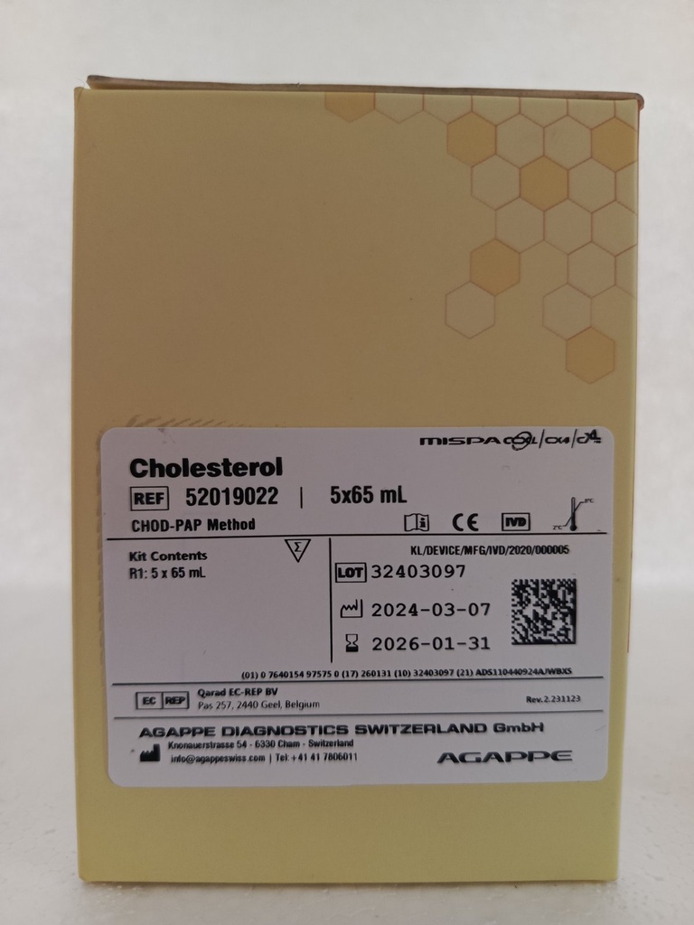 Cholesterol 5x65mL_CXL Pro