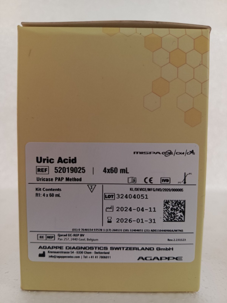 Uric Acid 4x60mL_CXL Pro