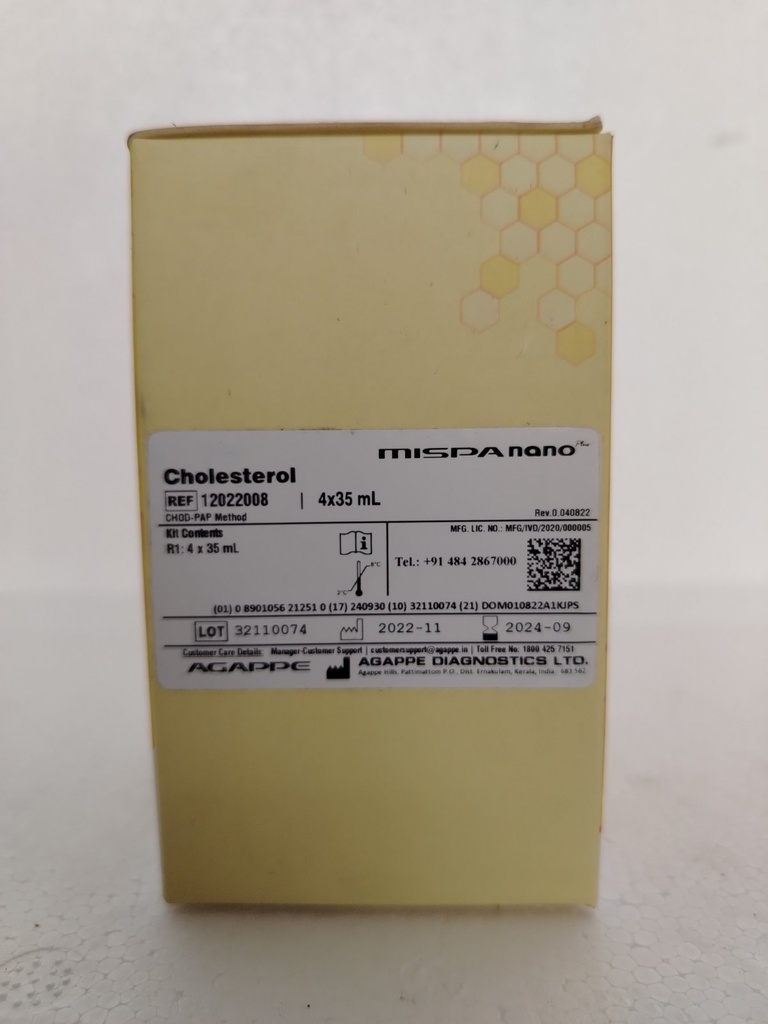 CHOLESTEROL 4x35 mL_Nano Plus
