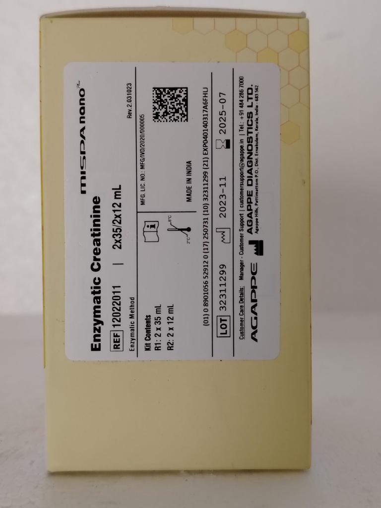 ENZYMATIC CREATININE 2x35/2x12 mL_Nano Plus