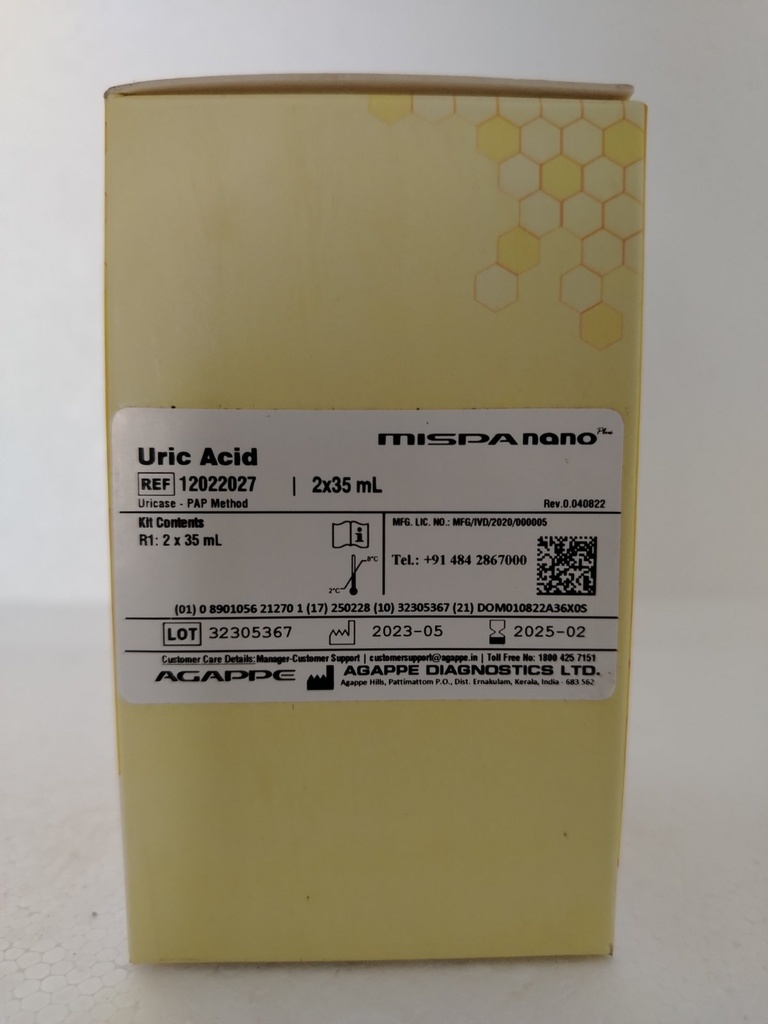 URIC ACID 2x35 mL_Nano Plus